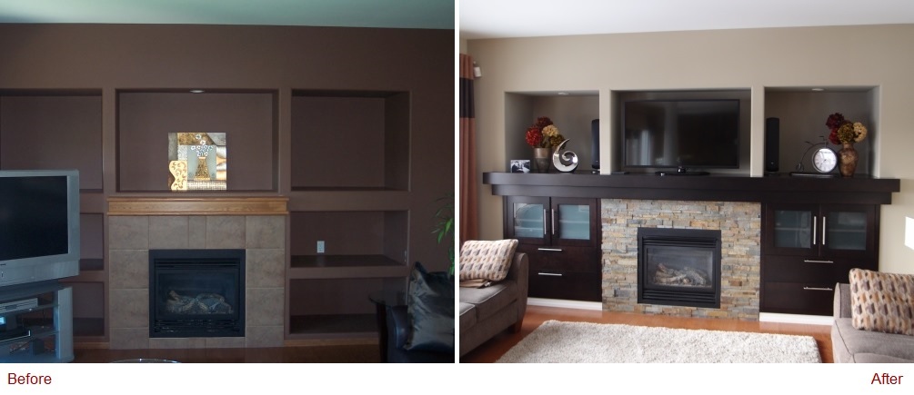 Before and After Photo - IDEATE Interior Design